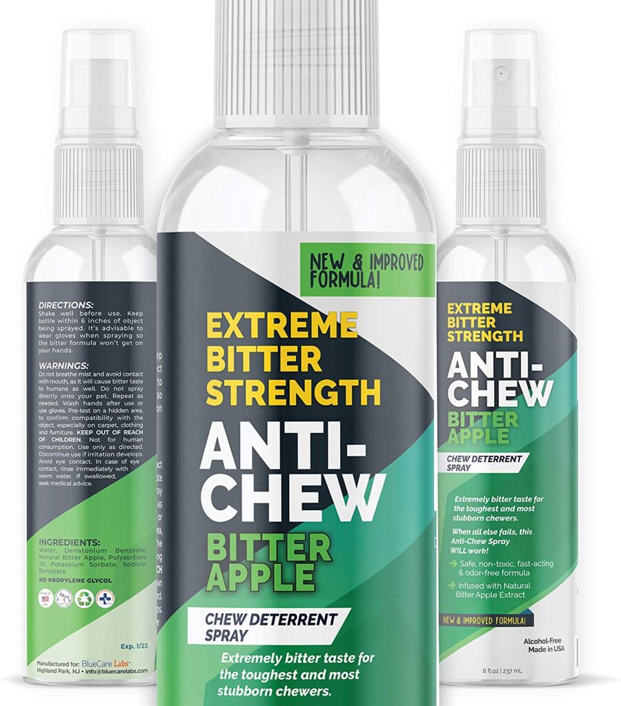 Bluecare Labs Extreme Bitter Strength Anti-Chew Apple Spray