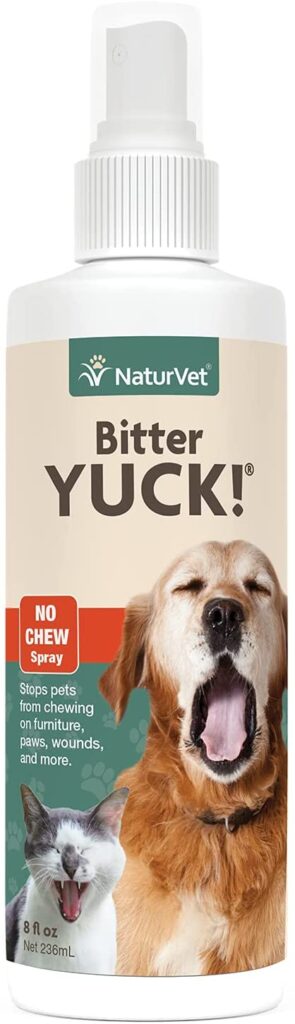 NaturVet Bitter Yuck No Chew Spray
