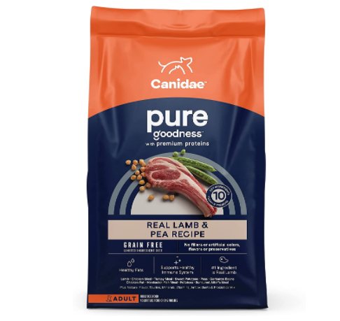 Canidae Grain-Free PURE LID Diet - Real Lamb & Pea Recipe