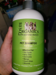 ResQ Organics Manuka Honey Pet Shampoo for Dogs