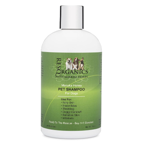 ResQ Organics Manuka Honey Pet Shampoo for Dogs