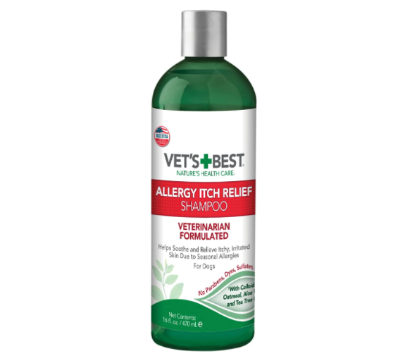 Vet’s Best Hypo-Allergenic Dog Shampoo for Sensitive Skin
